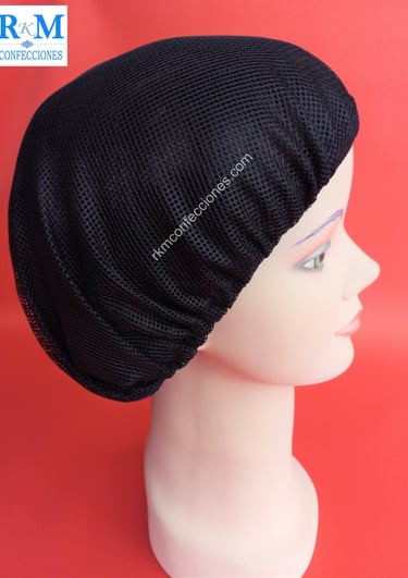 Tocas reutilizables Negro - Tocas - Cofias de tela - Tocas Redecilla para cabello - GROUP RKM