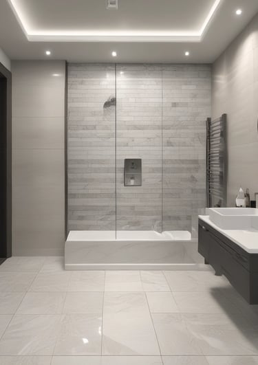 Tanrıkulu İnşaat tarafından yapılan koridor boya badana uygulaması, temiz işçilik ve kaliteli