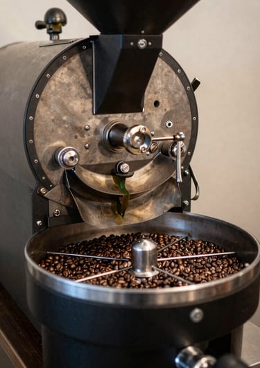 Elegant cup of freshly brewed ground coffee with steam rising