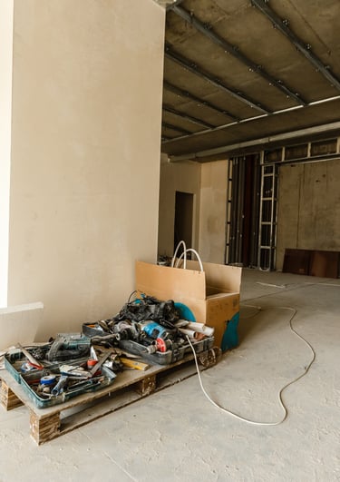 Onsite drywall installation and tools