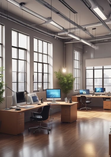 Close-up of hands typing on a keyboard with zst.com displayed on the monitor.