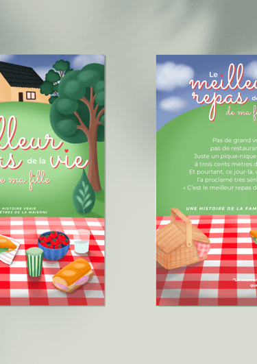 Affiche souvenir A4 ou A3 et option 4ème de couverture en A5