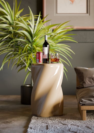 Twist Drink Table by clever curve 