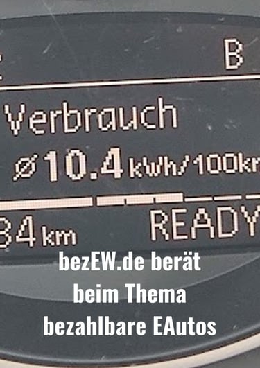 bezEW.de berät bei guten Eautos mit grandiosem Verbrauch
