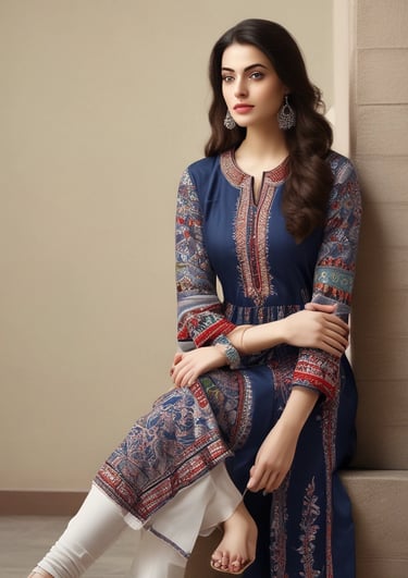 Close-up of trendy accessories including scarves, hats, and jewelry arranged artfully.