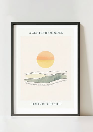 a picture of sunset 