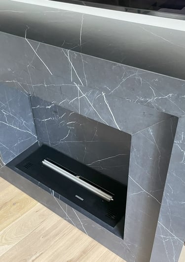Cheminée Negro Marquina