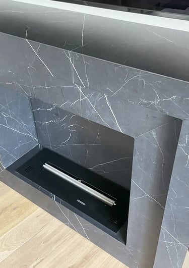 Cheminée Nero Marquinia