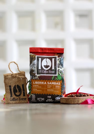 kopi liberika sambas produksi 101 coffee house