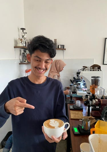 pelatihan barista, pelatihan barista pontianak, pelatihan barista gratis, pelatihan latte art pontianak, belajar latte art
