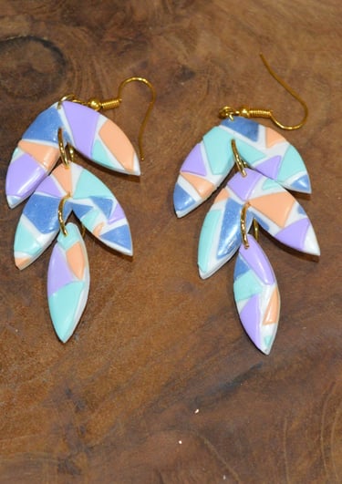Boucles d’oreilles géométriques