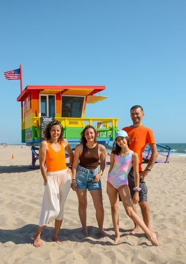 venice beach travel2travel family