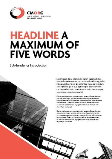 a report cover
