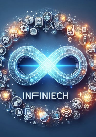 a circle of icons representing the infinite - of - infinity - symbol