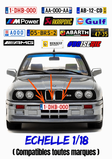 Une BMW M3 E30 grise avec une plaque d'immatriculation belge