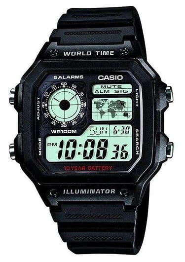 relógio Casio AE-1200WH-1A Masculino