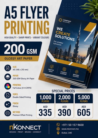 flyer design and print