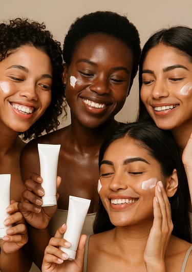 Hidratantes Faciais, Corporais e Protetores Solares