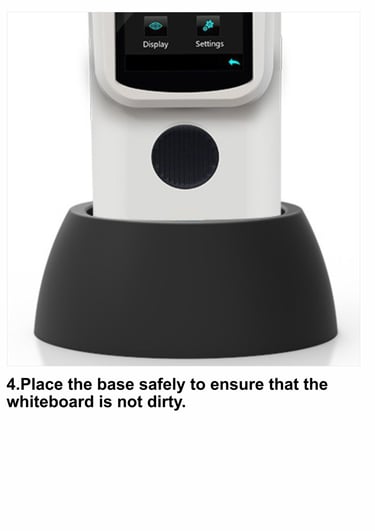 a white robot with a black and white background