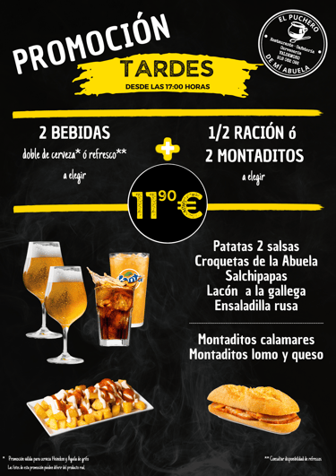 Promoción tardes cerveza con tapa