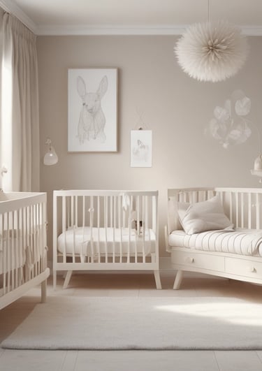 A serene bedroom with natural light and soft linens.