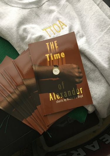 a book with a book cover and a book titled the time of the time plus limited edition TTOA merchandis