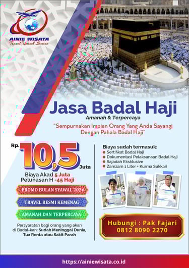 biaya badal haji 2026 terpercaya amanah