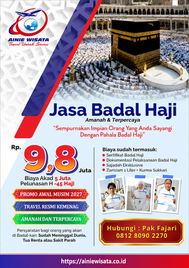 biaya badal haji 2027
