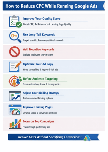 How to Reduce CPC While Running Google Ads