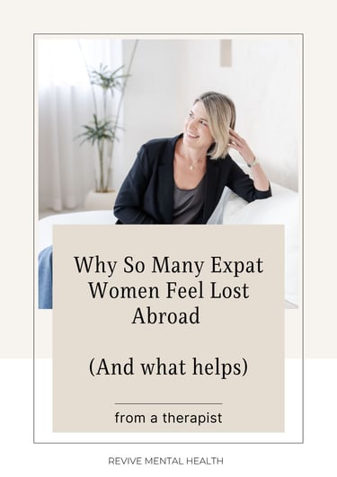 Why so many Expat Women feel lost abroad. Yvonne Richter a Psychotherapist