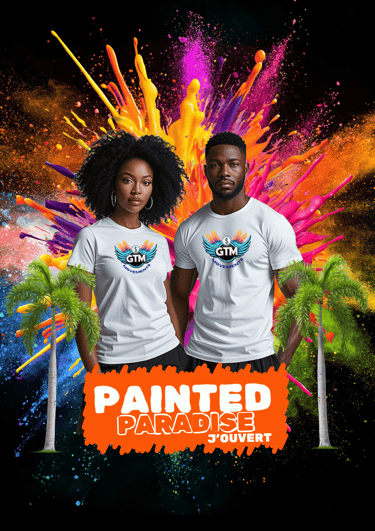 Painted Paradise J'ouvert poster