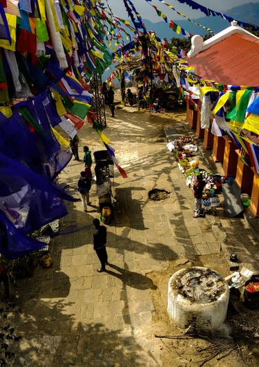 1 day hike, short hike, kathmandu, nepal, jamacho gumba