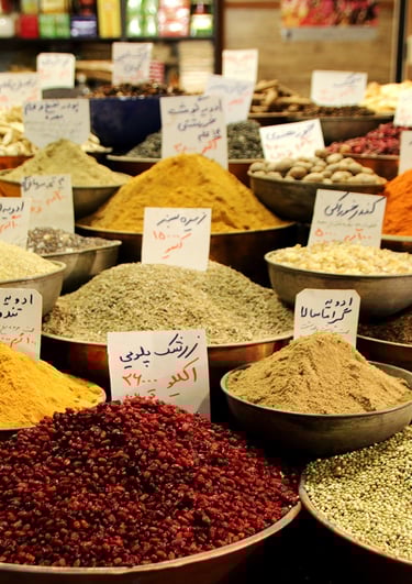 Gewürze aus dem Iran