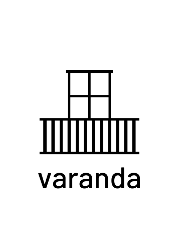 Apartamento com varanda zona leste