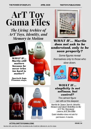 ART TOY GAMA FILES BY ART TOY GAMA COLLECTIVE SPAIN MARTIN BY JAMES JARVIS