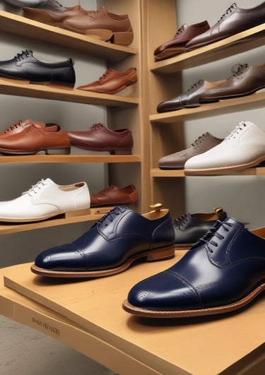 An elegant setting featuring a black handbag with gold chain detailing and bold lettering next to a pair of stylish sunglasses. The items are placed on a plush white cushion with black piping that rests on a light-colored wooden floor.
