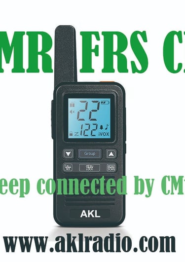 a radio with the words pmr on it