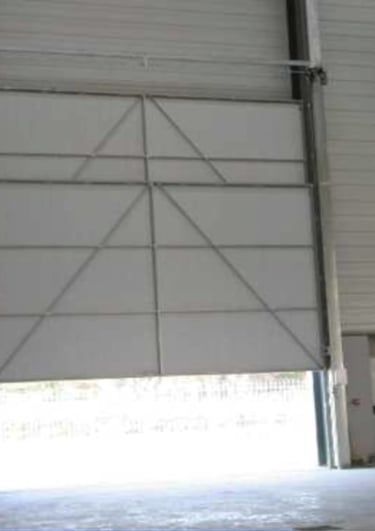 a large open door with a large open door