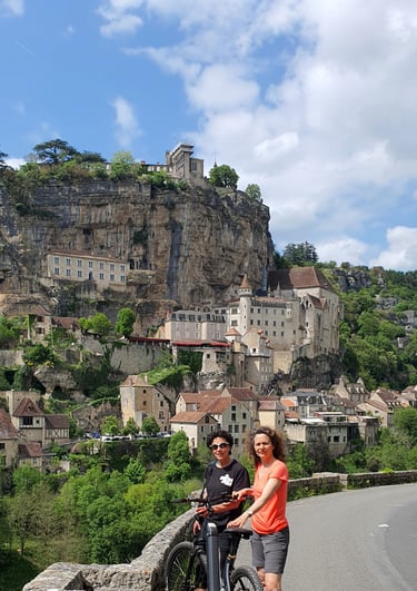 Visite guidée de Rocamadour en vélo électrique
