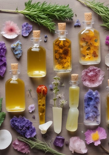 A vintage typewriter with a piece of paper inserted, displaying the words 'HOLISTIC HEALTH' in bold, capital letters.