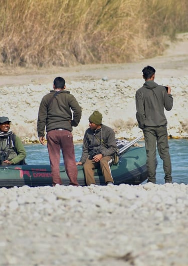 boat safari into Bardiya National Park