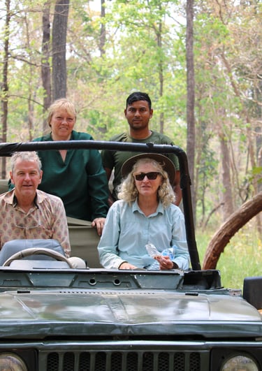 jeep safari into Bardiya National Park