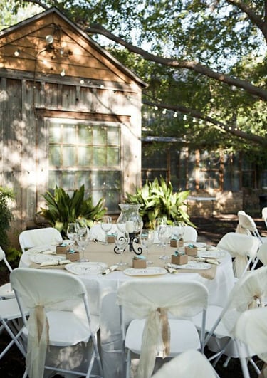 White Folding Chairs, el paso diamond events