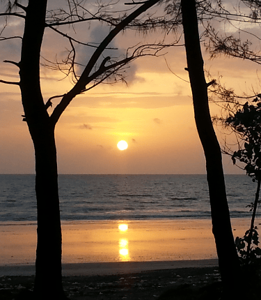 Enjoy sunset from Sadachandra at ladghar beach