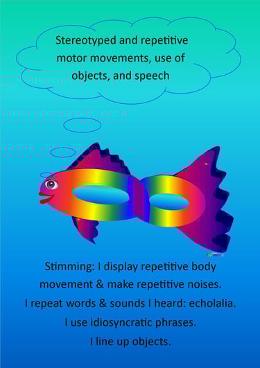 Fredi Fish stereotyped and repetitive