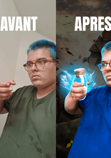 avant apres retouche photo