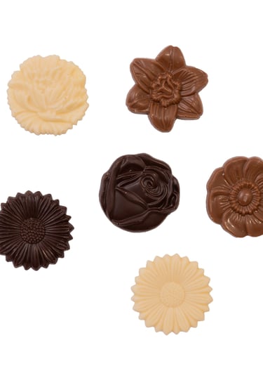 Assortiment van suikervrije chocolade