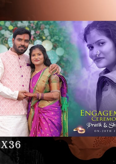 Elegant engagement album showcasing love, laughter, and special moments
