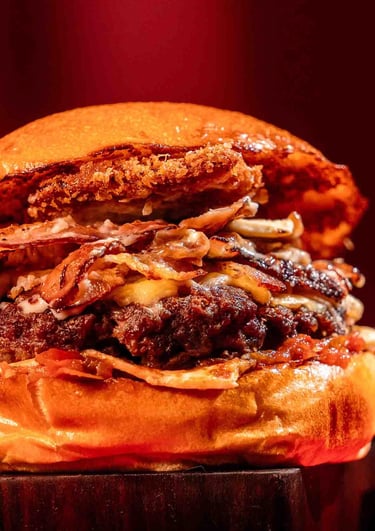 Hamburguesa La Coqueta en Rustic la Tebaida Quindío