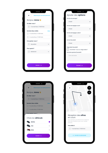 comment réserver un taxi vtc sur hopyou